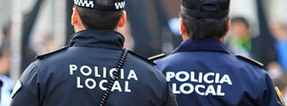 dos policias reclamando la jubilación anticipada de la policía local
