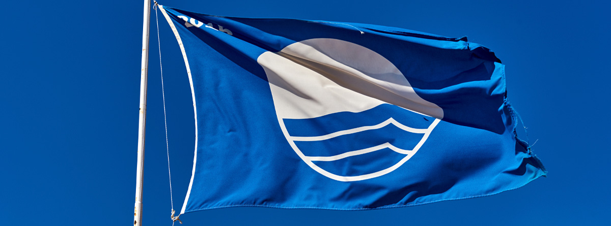 Bandera azul de playa