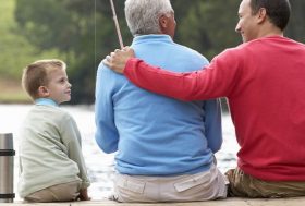 Padre, hijo y nieto